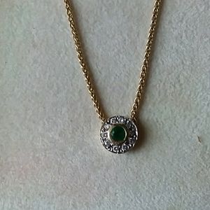 Authentic Emerald/Diamond Necklace